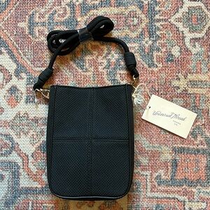 NWT Universal Thread/Target mini shoulder bag/purse, perforated faux leather